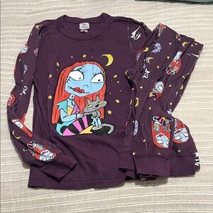 Disney Purple Nightmare before Christmas pajama set